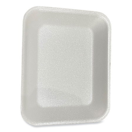 Gen Meat Trays, No 8P, 10.8 x 8.82 x 1.5, White, 200PK 8PWH